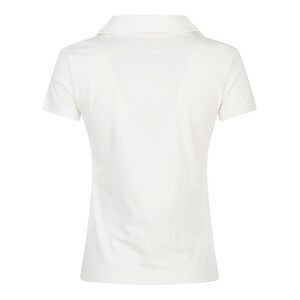 BASE MILANO Women's Classic Polo Shirt Women WHITE T-Shirts & Tops
